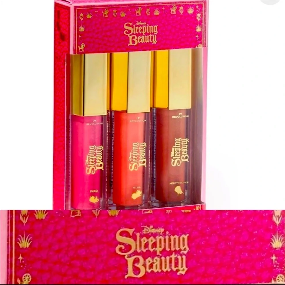 Disney Revolution x Sleeping Beauty 3 Lipgloss Set